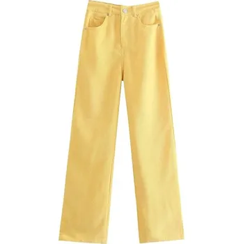 Dámské džíny Dámské džíny BF390 Barva: Žlutá, Velikost: L