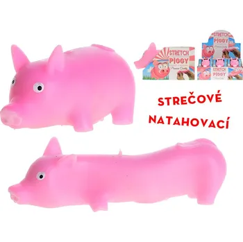 Prasátko strečové natahovací 10cm v krabičce