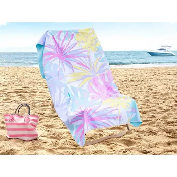 Plážová osuška Wende 90x180 cm, palmy