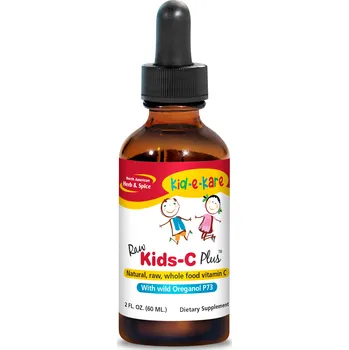 NORTH AMERICAN HERB & SPICE - Tekutý vitamin C pro děti - KIDS-C Plus Z bobulí camu camu a třešně aceroly, 60 ml