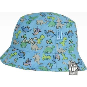 Kojenecké oblečení DRÁČE Funkční vzdušný letní klobouk modrý, DINO Varianta: 46-48cm