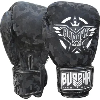Boxerské rukavice Boxerské rukavice Buddha Army - Black Velikost: 14oz
