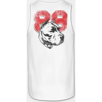 Pánské tílko Pitbull West coast Pánské tílko Dog 89 - bílé - PWC_PTDOG_WHT Velikosti: XL