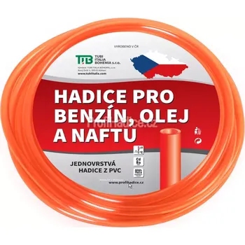 Zahradní hadice TUBI Jednovrstvá hadice na benzín 7x10 mm - 5 m
