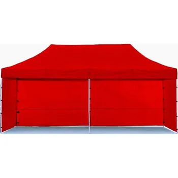 Zahradní stan EKSPAND Nůžkový stan POLOPROFI 3x6 ČERVENÝ