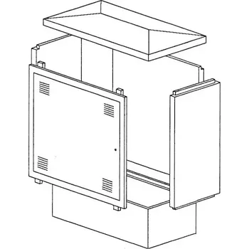 ostatní stavebnice Betonová stavebnice HUP/ELE U1 PZ (103x80x40cm) - 2 plynoměry