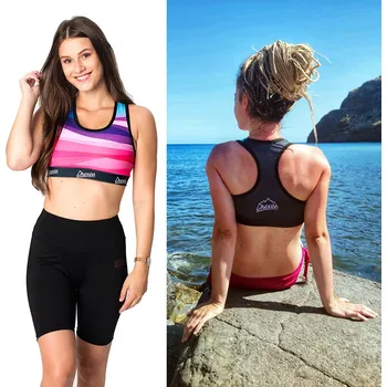 Podprsenka Drexiss sportovní podprsenka shapes pink M