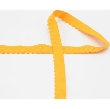 Textilní guma Strima Pruženka lemovací ozdobná, 20 mm - kukuřičná