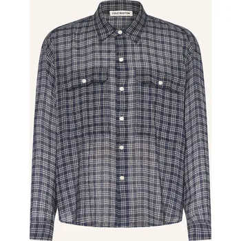 Pánská košile Cole Buxton Pánská Košile Kayce Comfort Fit Se Lnem, tmavě...