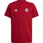 Adidas Dětské tričko BAYERN MNICHOV Tee red velikost: 140