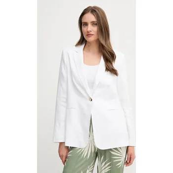 Dámské sako Plátěné sako OUI 92927 bílá 00X, vel. 38