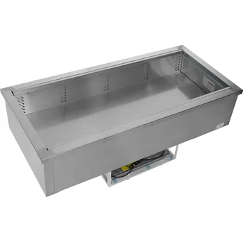 TEFCOLD CW4V AKCE - Chladicí vana stolní, pro GN1/1 | 147 cm, nerez, 127 l, ventilované chlazení