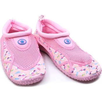 Dětská sálová obuv LICO Leyte 430124 rosa/blau, boty do vody vel.27 (LICO Leyte 430124)