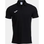 Bavlněné POLO triko s límečkem JOMA OLIMPIADA černo bílé Velikost: 4XS