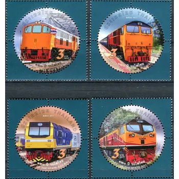 Poštovní známka Thailand post (2017) MiNr. 3627 - 3630 ** - Thajsko - 120 let thajské železnice