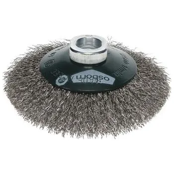 Brusný kotouč OSBORN Brusný kartáčový kotouč se závitem 100 x 10 x 20 mm, nerezový ocelový drát vlnitý