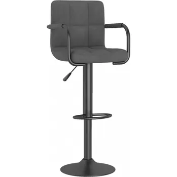 Barová židle Barová židle samet / kov Dekorhome