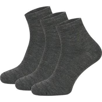 Pánské ponožky Ponožky Zulu Diplomat Merino Mid 3-pack Velikost ponožek: 35-38 / Barva: světle šedá