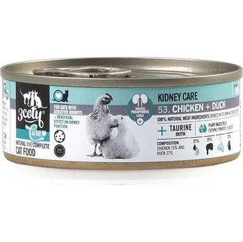 Krmivo pro kočku 3COTY Chicken with duck Kidney care - mokré krmivo pro kočky - 80g