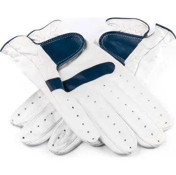 Rukavice Pánská golfová rukavice s barevnými detaily Barva: Modrá, Velikost: 8, Varianta: Levá