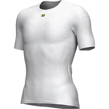 cyklistický dres ALÉ Cyklistické triko s krátkým rukávem - INTIMO VELO ACTIVESLEEVE - bílá XS-S