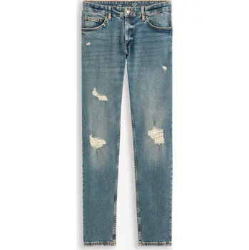 Pánské oblečení Celio Džíny C25 slim Fostroy 1131886 Modrá 42