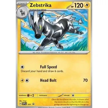 Karetní hra Pokémon SVP 201 Zebstrika - Black Star Promos