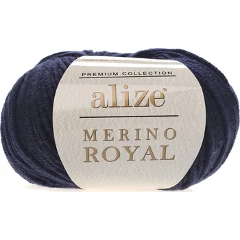 Příze Alize Příze Merino royal 58 tm.modrá