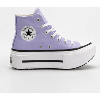 Pánská obuv Converse Chuck Taylor All Star Lift Double Stack Hi (violet heat/egret/black) 41, fialová