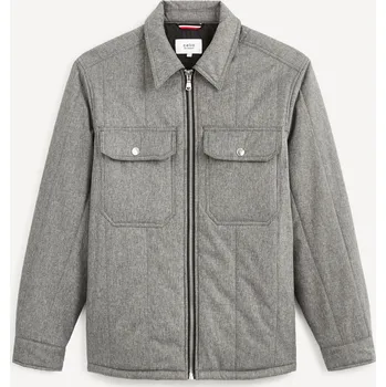 Celio Zateplená bunda Dustripes 1118779 Šedá XL