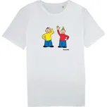 Tričko Pat a Mat bílé S