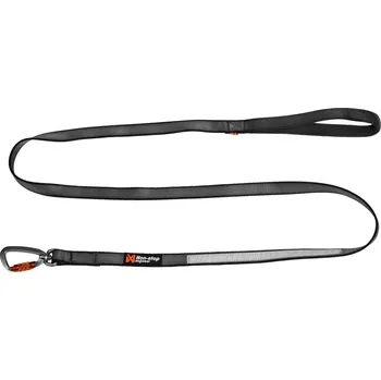 Vodítko pro psa Non-stop dogwear Move leash černé velikost: 150 cm/ 1,5cm