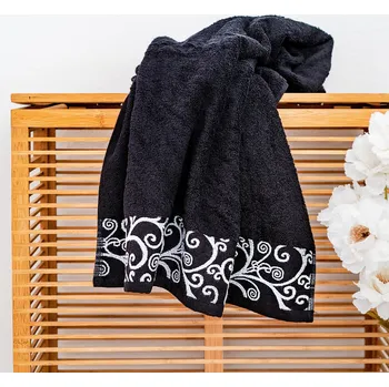Froté osuška Stanex - VENEZIA 70 x 140 ČERNÁ