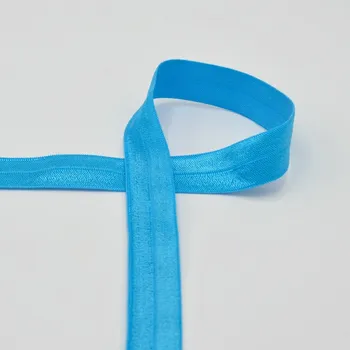 Textilní guma Strima Lemovací elastický proužek, 20 mm - tyrkysová