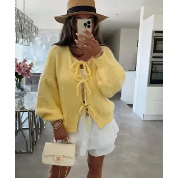 Dámský svetr Dámský svetr BF045 Barva: Žlutá, Velikost: L