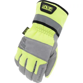 Pracovní rukavice MECHANIX ColdWork Leather Gauntlet Hi-Viz, LG