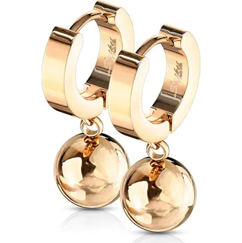 Náušnice Dámské náušnice z chirurgické oceli ROSA