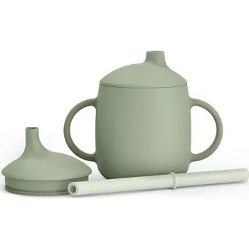 Kojenecká láhev Suavinex Hrnex 3 v 1 Colour essence Zelený