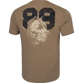 Pánská móda PitBull West Coast Triko Dog 89 - hnědé - PWC_PTDOG89_BRN Velikosti: L