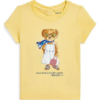 Chlapecké tričko Bavlněné dětské tričko Polo Ralph Lauren 310965226001 žlutá 11X, vel. 62-68