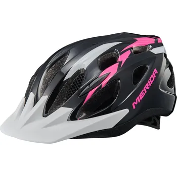Cyklistická přilba Přilba Merida junior SHADOW black/white/pink 51-56cm