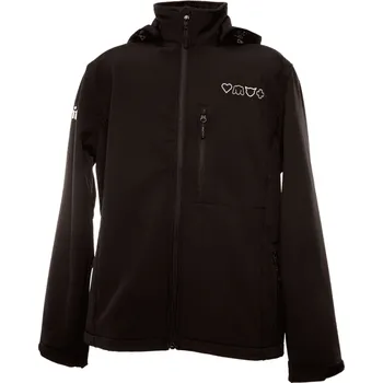 Pánská softshellová bunda Brit Pánská Softshell bunda s kapucí Černá