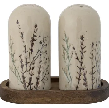 Bloomingville Keramická slánka a pepřenka Bea Nature