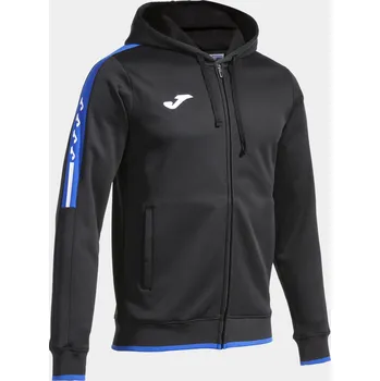 Pánská mikina Mikina s kapucí JOMA OLIMPIADA Hoody černo sv.modrá Velikost: 3XS