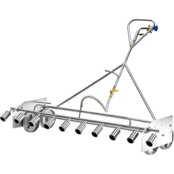 Horkovzdušná pistole KOMA pojízdný hořák s 10 difuzéry WK10