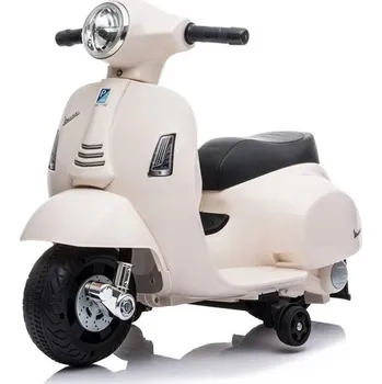 Dětské elektrovozidlo Mamido Dětský elektrický skútr Vespa 300 Mini bílý