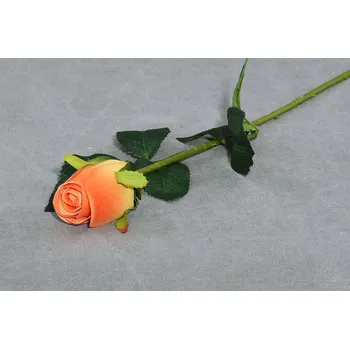 umělá květina Umělé kvítí RŮŽE 2 oranžová