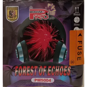 Zábavní pyrotechnika PyroMoravia Baterie 36 ran Silent FOREST OF ECHOES - baterie 36ran PM5004