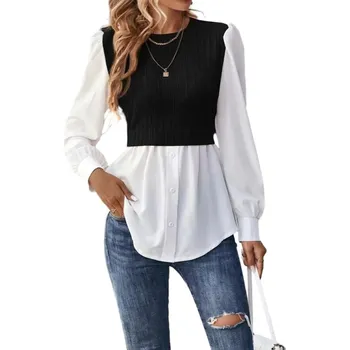 Dámská halenka Dámská halenka BF134 Barva: Černá, Velikost: S