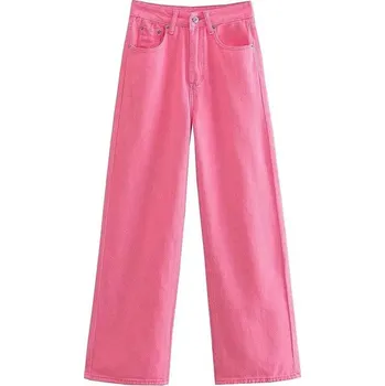 Dámské džíny Dámské džíny BF390 Barva: Růžová, Velikost: S